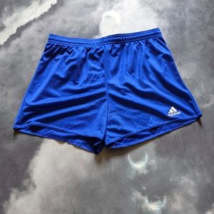 Adidas Parma Climalite Blue Athletic Shorts